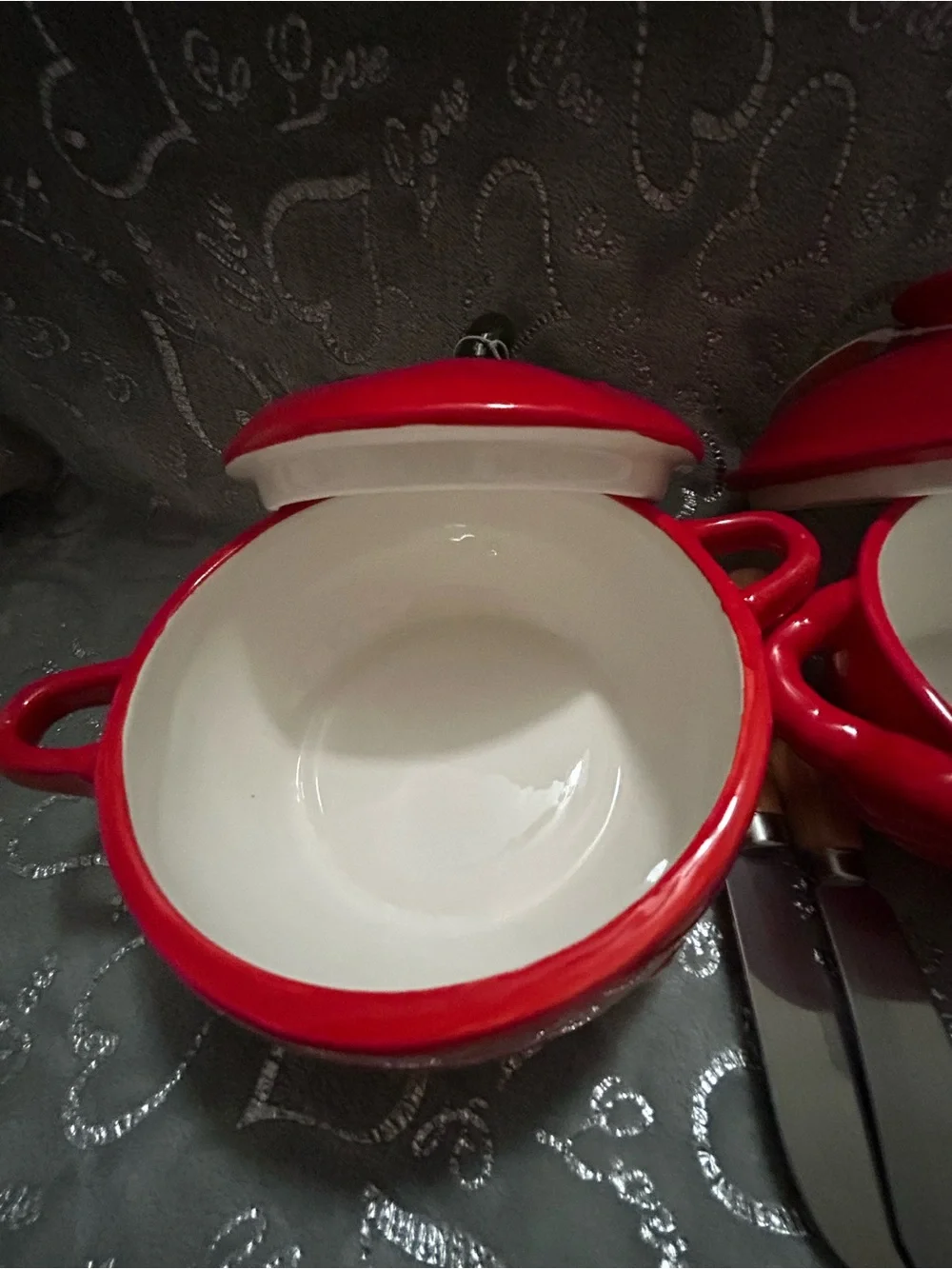 NWT Shades of Summer, Red Ceramic Tomato & Crab Serving Dish with Lid